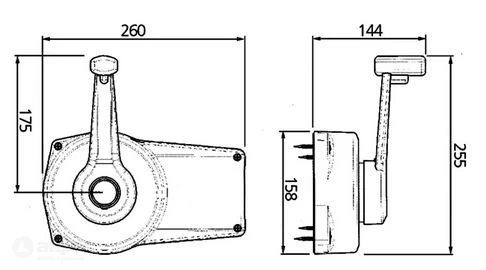 Allpa Einhebel Motorfernbedienung Typ C89 Weiß â Bild 2