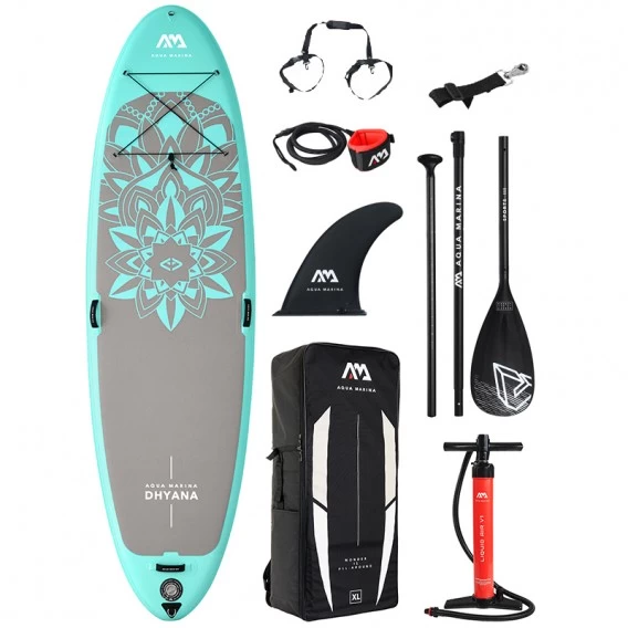 Aqua Marina Dhyana 11.0 Yoga SUP Aufblasbares Stand Up Paddle Board Set