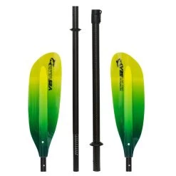 ExtaSea Pro Tour Carbon Vario Doppelpaddel | 220-240cm | 4-teilig | Lime-yellow
