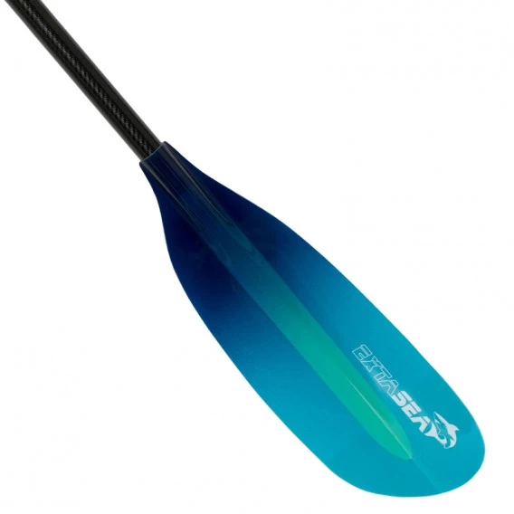ExtaSea Pro Tour Carbon Vario Doppelpaddel | 230-240cm | 2-teilig | Blue-light Blue – Bild 5