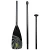 ExtaSea SUP Vario Aluminium Paddel 3-teilig Black-lime