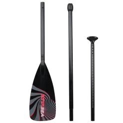 ExtaSea SUP Vario Aluminium Paddel 3-teilig Black-red