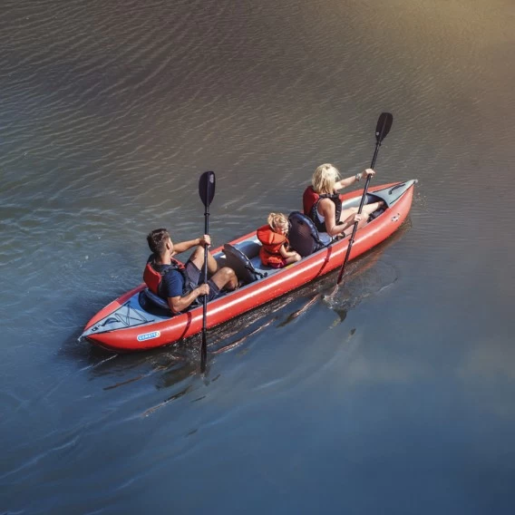 Gumotex Thaya 2 Personen Kajak Drop Stitch Luftboot Rot – Bild 6