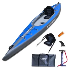 Kayaker AirTrek Pro 400 1er Drop Stitch Kajak Hochdruck Kajak